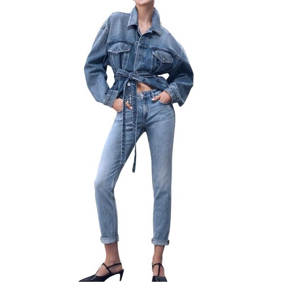 RAG & BONE EUC Dre boyfriend Jeans in Kingston Size 28 - Picture 3 of 11